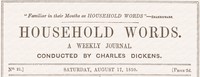 Household words, No. 21, August 17, 1850, Charles Dickens