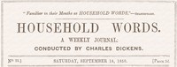 Household words, No. 25, September 14, 1850, Charles Dickens